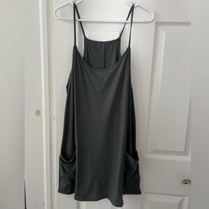 Women’s Romper Dress - built in shorts - Grey Loose fitting